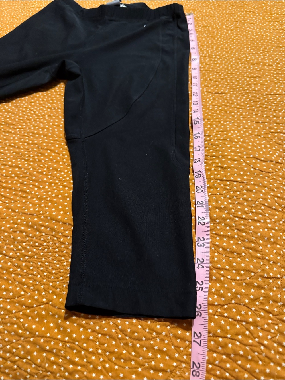 Nike Black Capris with White Swoosh - Picture 7 of 9